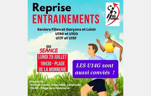 Reprise des entraînements 