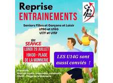 Reprise des entraînements 